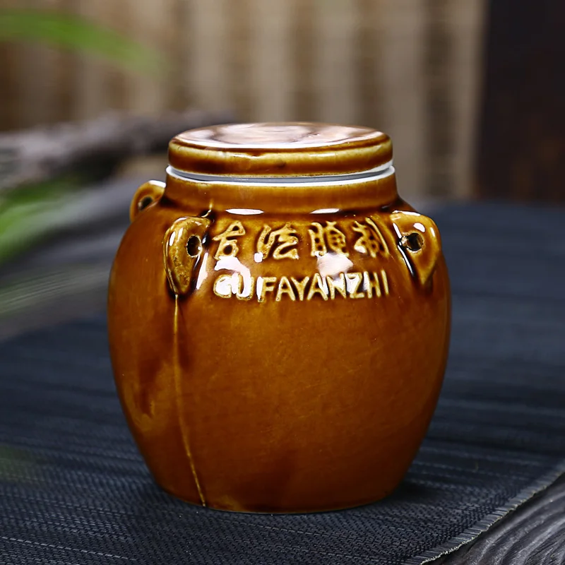 Ancient pickled pickle cans sealed cans ceramic sealed cans tea candy