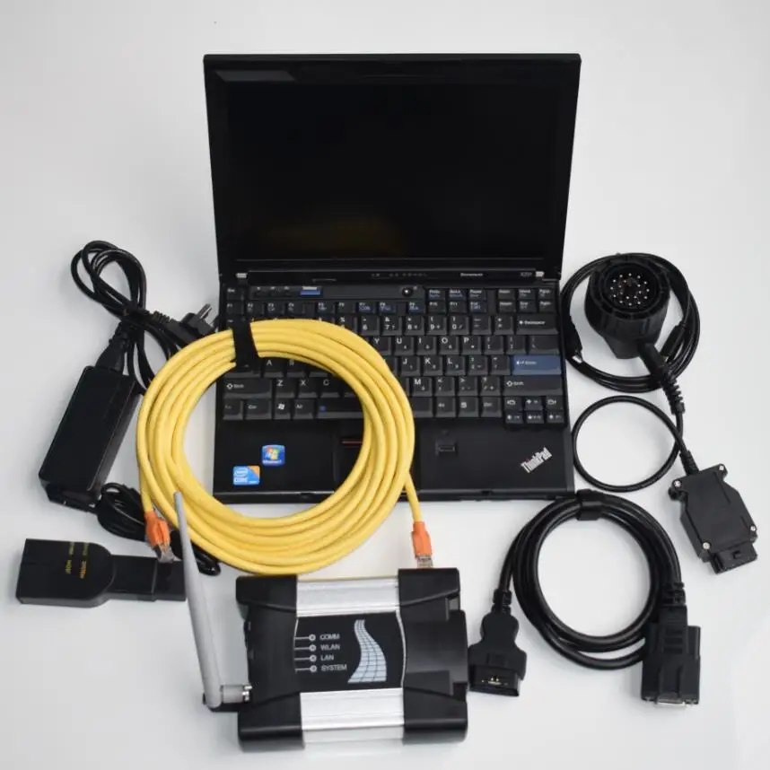  Für BMW ICOM Nächsten Wifi Diagnose & Programmierung Werkzeug mit SSD 201912 Software und Laptop x2
