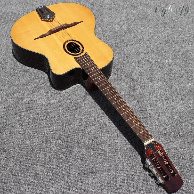 

solid spruce top Jango acoustic guitar 41inch professional guitar