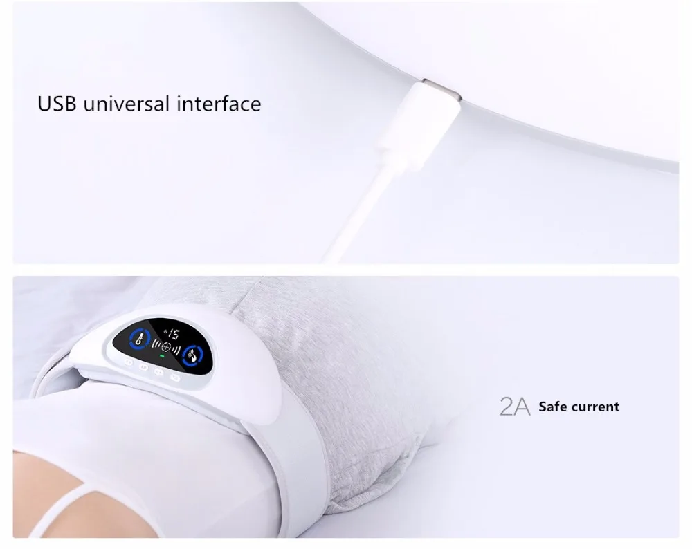Xiaomi Mijia MINI Usb теплый живот Беспроводной инфракрасный обогрев 3-Скорость Контроль температуры пневматический массаж Led Дисплей для Для женщин