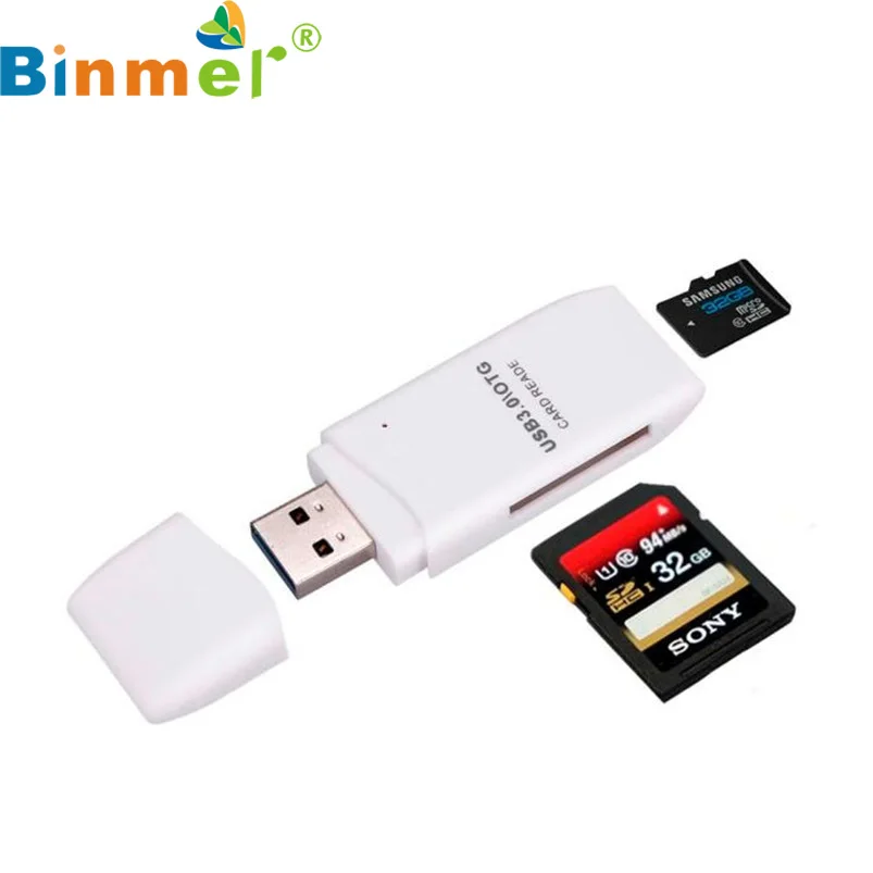 Binmer Заводская цена мини 5 Гбит/с супер скорость USB 3,0 Micro SD/SDXC TF кардридер адаптер 60310 Прямая поставка