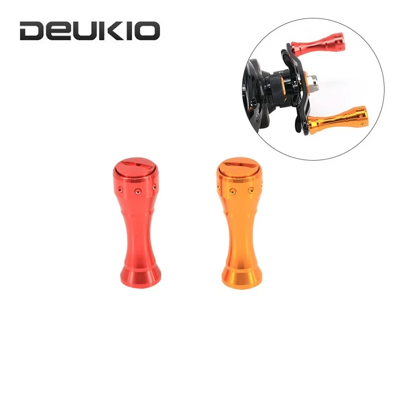 

2pcs DIY Reel Handle Knobs Full Metal Refit Accessories Knobs for A Brand Baitcast Spinning Reel Handle Pesca Fishing Reel Knobs