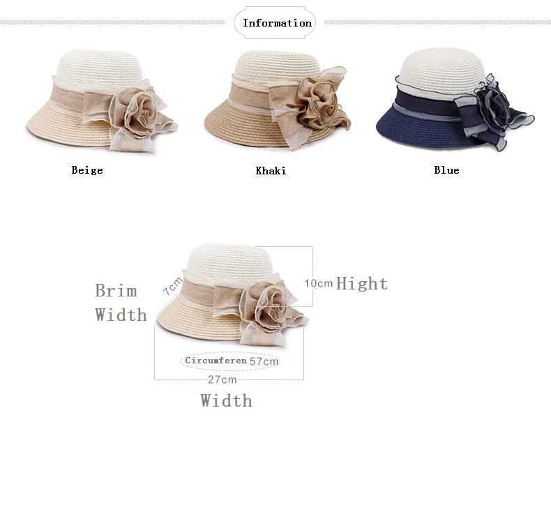 2018 New Spring Summer Straw Sun Hat Ladies Curling Sun Beach Hat Korean Sun Cap Female Flowers Summer Hat B-3144