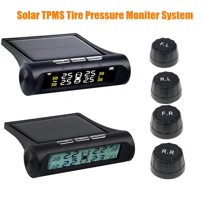 Система контроля давления в шинах TPMS 4 функции сигнализации Автомобильный датчик