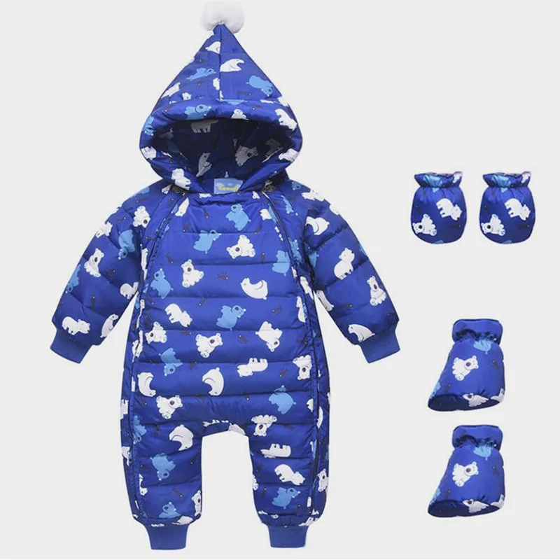 BibiCola/ г.; Одежда для маленьких девочек; зимние комбинезоны для мальчиков; теплая одежда для маленьких девочек; комбинезоны с капюшоном для новорожденных