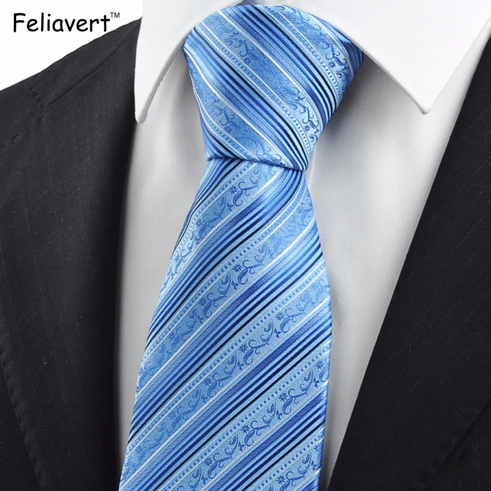 Buy Feliavert New Luxury Mens Ties Classic Jacquard