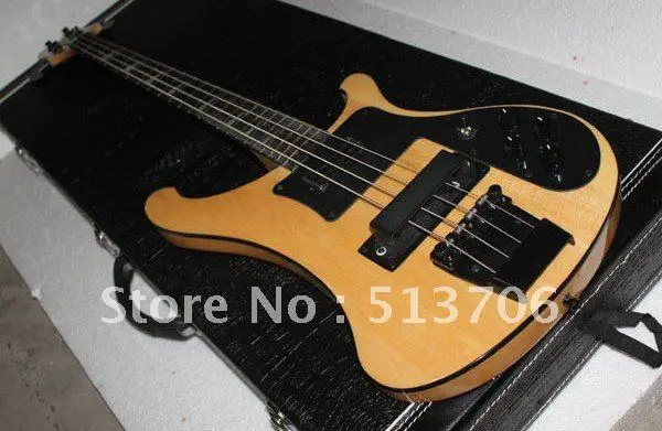 

Natural 4003 Electric Bass Guitar 4 strings Bass Black hardware free shipping