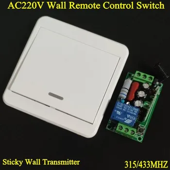 

AC 220V Remote Control Switch RF Receiver Transmitter 10A Relay ASK Learning Code 86 Wall Remote Control Transmitter 315 433