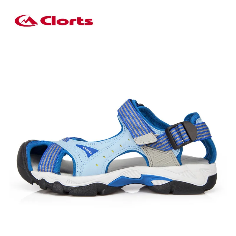 Clorts Sandals for Women PU Breathable Aqua Shoes for Hiking EVA Sport Outdoor Sandals Women Hiking Sneakers SD-202