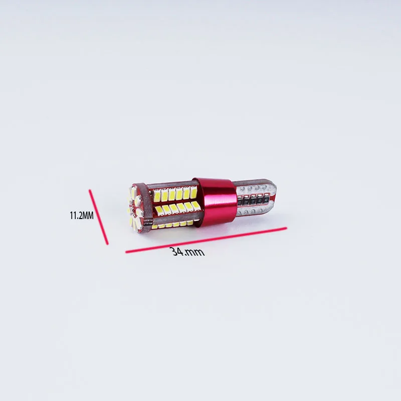 50x Высокое качество автомобиль свет T10 Canbus Нет Ошибка 57 SMD 3014 194 57smd габаритные огни лампа Super White DC 12 В Canbus 57led