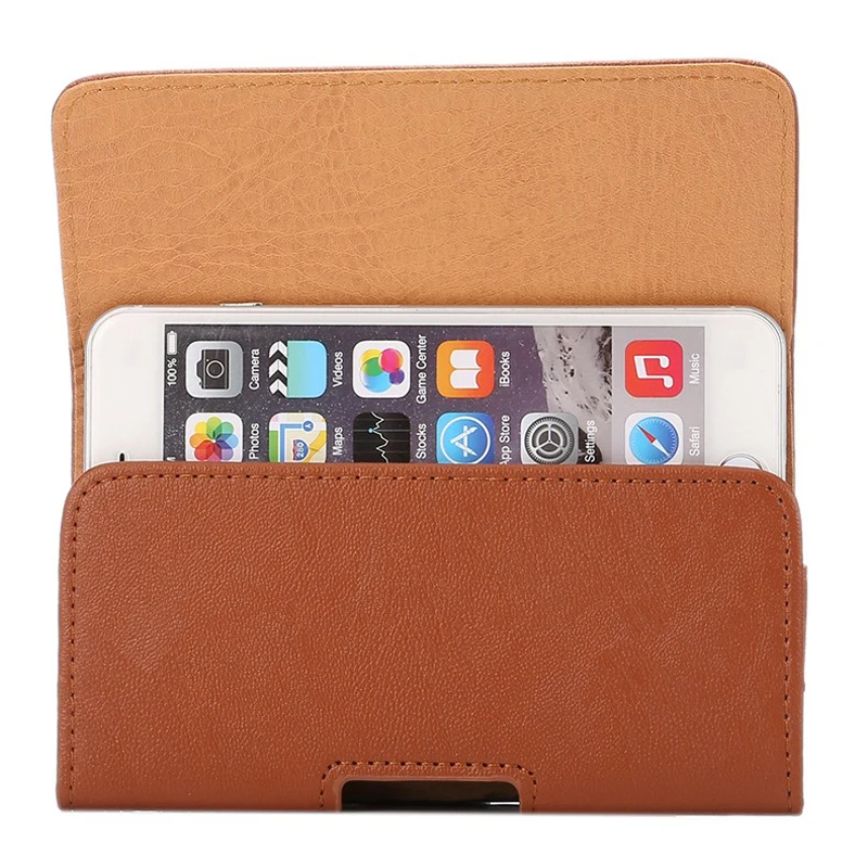 

Universal Phone Case Bag For iPhone 8 7 6 6s Plus Phone For Samsung/Xiaomi/Huawei/Sony Leather Hang Belt Waist Holster