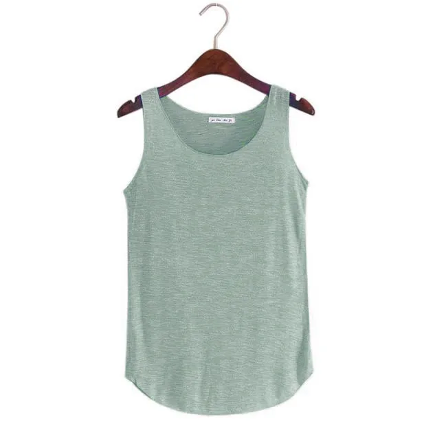 

CHAMSGEND Womens Top Sexy Camis Stylish Streetwear Solid Casual Beach Crop Fashion Top Women Summer Tops Mujer Verano 2019 L0510