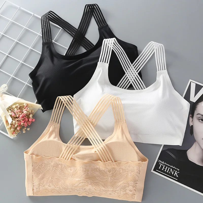 

Brand Womens Bras Summer Sexy Push High Sports Braes Breathable Super Comfortable Beauty Back Underwear Lace Fashion Female Bra