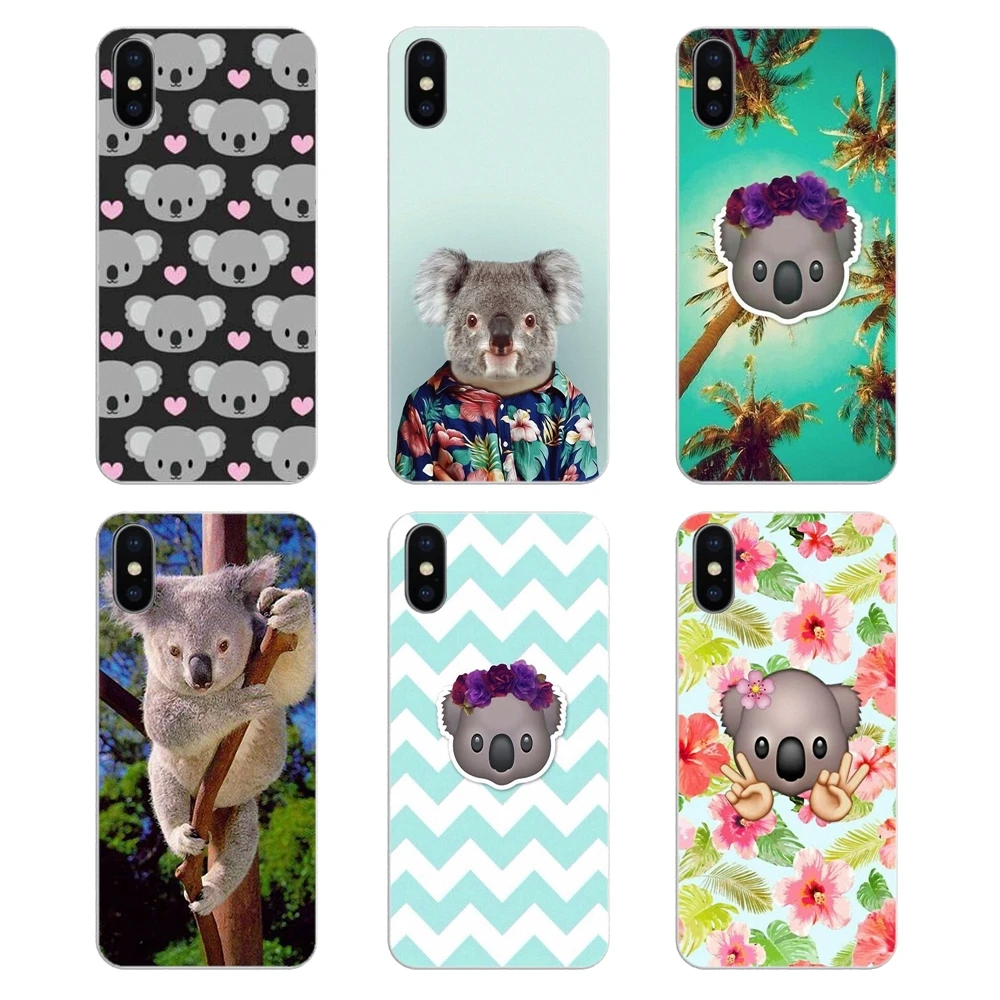 

animal Koala Art Collage Pattern Silicone Phone Shell Cover For Motorola Moto X4 E4 E5 G5 G5S G6 Z Z3 G3 C Play Plus