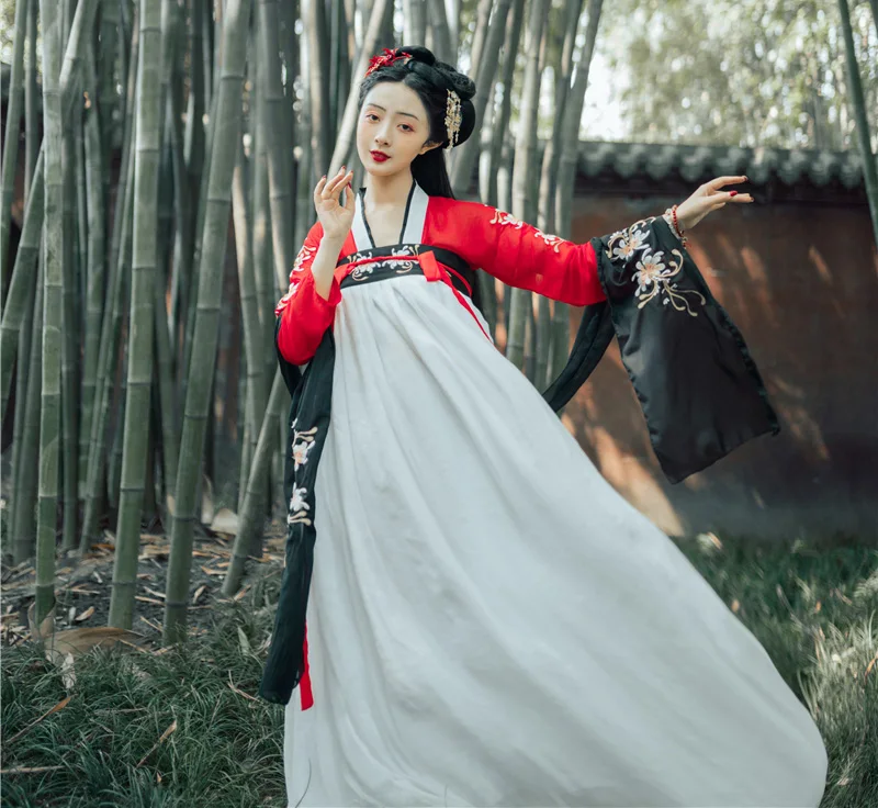 Для традиционного китайского танца Костюм женский зеленый ханьфу певцы сценическая одежда Восточное представление одежда Народный карнавальный наряд DC2349
