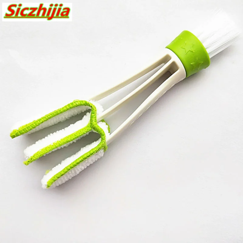 Double sided car air conditioner exhaust brush car instrument blinds