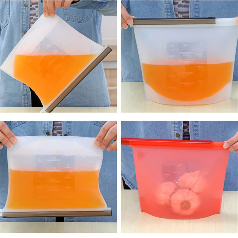 Reusable Silicone Food Bag  (10)