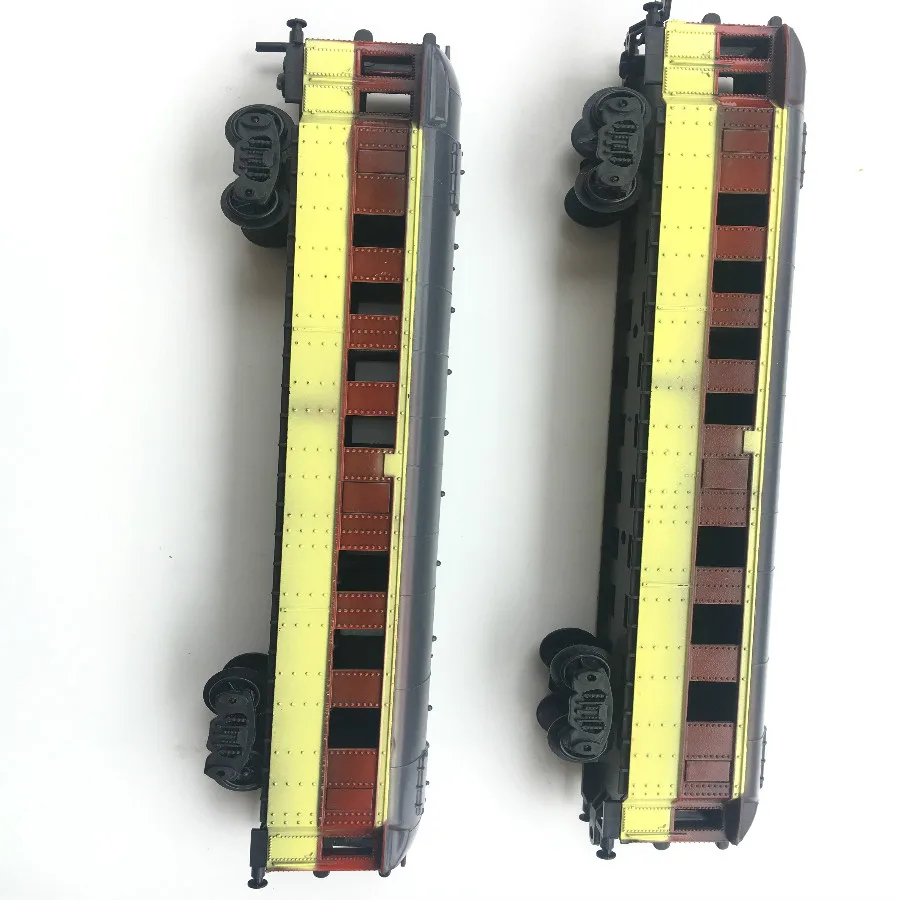 2 шт./лот большая пропорция Электрический рельс игрушечный поезд перевозки пассажирский отсек 1: 87 ho масштабная модель поезда контейнер