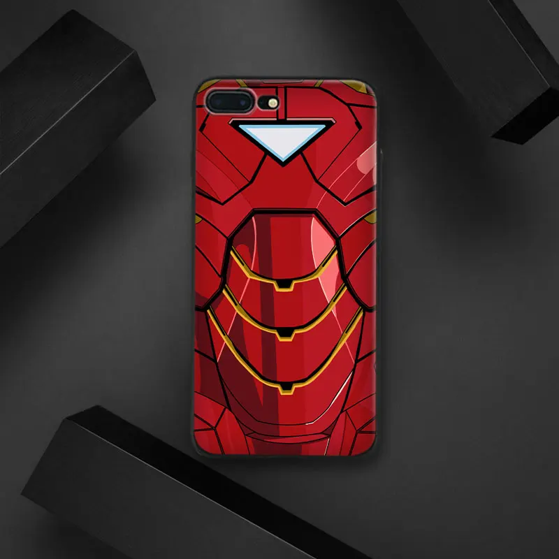 

Iron Man body Creativity Artwork Tpu Soft Silicone Phone Case Cover Shell For Apple IPhone 5 5s SE 6 6s 7 8 Plus X 10