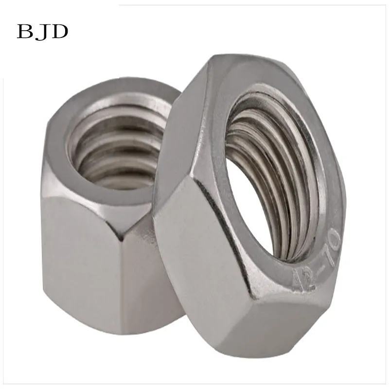 DIN934 M12 12mm nut M14 M16 M18 M20 nut tainless steel metric thread