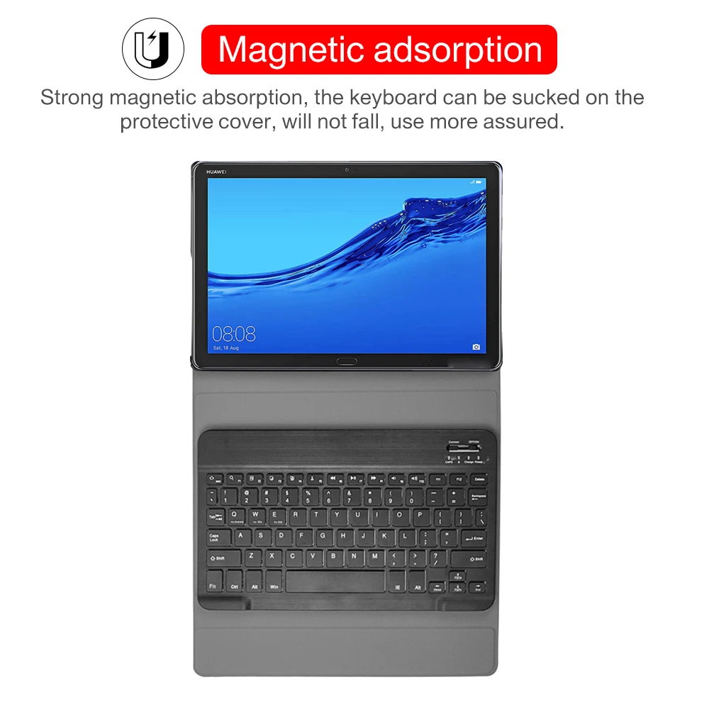  Shy bear Cover Case for Huawei Mediapad M5 Lite 10 BAH2-W09/L09/W19 Quality with Removable Detachab