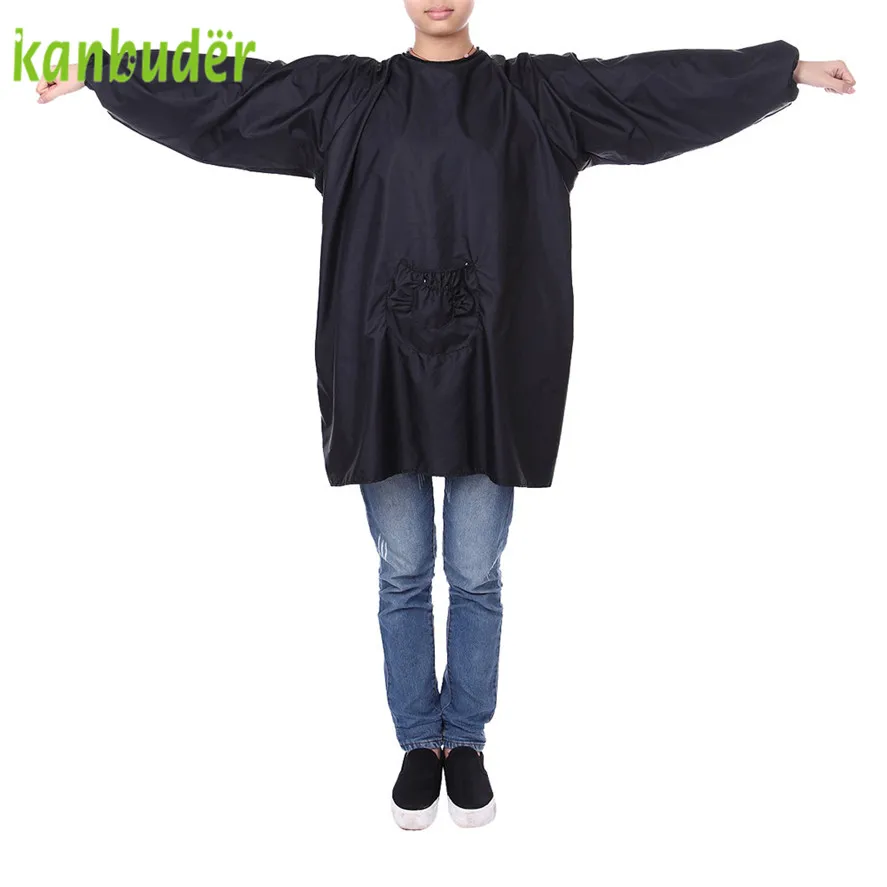 New Brand Capes Kanbuder 1PC Black Cutting Hair Waterproof Cloth Salon Barber Gown Cape Hairdressing Hairdresser Pretty New Brand Capes Kanbuder 1PC Black Cutting Hair Waterproof Cloth Salon Barber Gown Cape Hairdressing Hairdresser Pretty