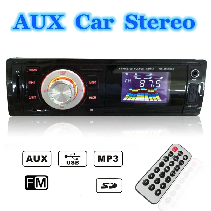 Buy CAR VEHICLE RADIO MP3 MUSIC PLAYER STEREO INDASH FM USB For SD AUX