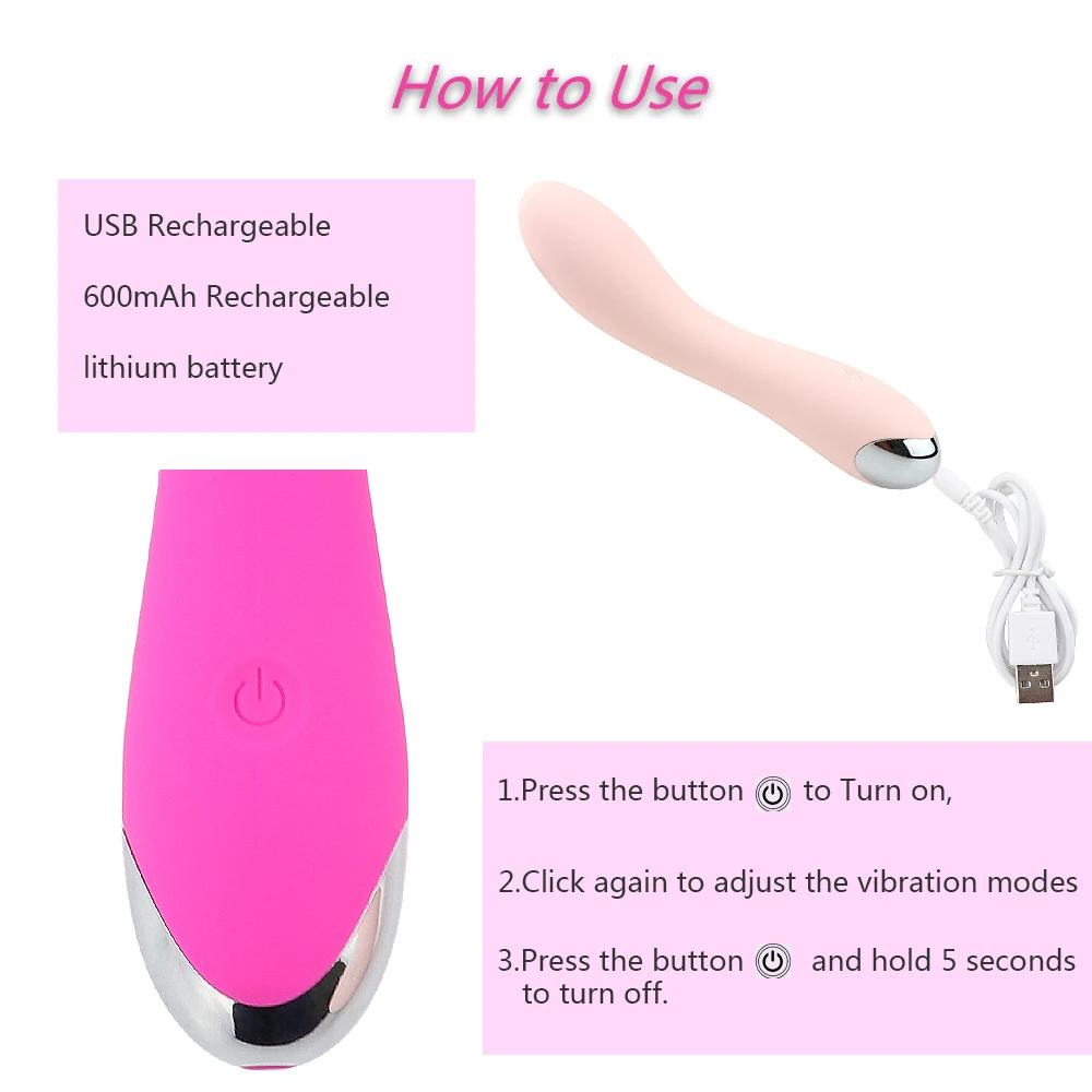 20 Speeds Vibrator Sex Toys for Woman,Female Clitoral Dildo Vibrators for Women Masturbator Sex Products for Adults