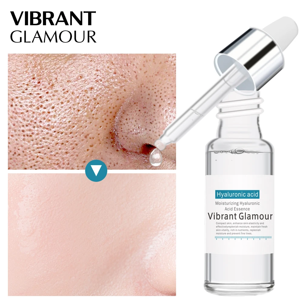 VIBRANT GLAMOUR Hyaluronic Acid  Serum+Dark Circles Eye Cream Moisturizers Whitening Anti-Puffiness Suitable For Sensitive Skin