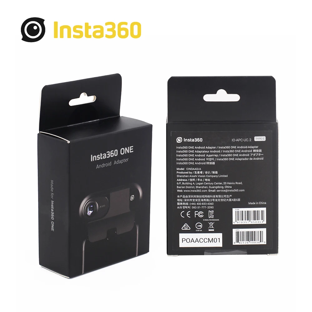 Insta360 ONE Android адаптер Micro USB/type-C для samsung huawei Xiao Mi смартфон подключение Insta360 одна камера Тип C адаптер