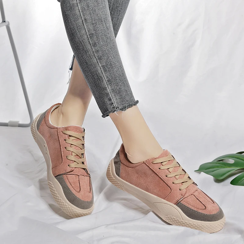 

YRRFUOT Women Casual Shoes Outdoor Light Lace-up Woman Sneaker Leisure Shoes Spring Zapatillas Mujer 2019 Trend Women's Shoes