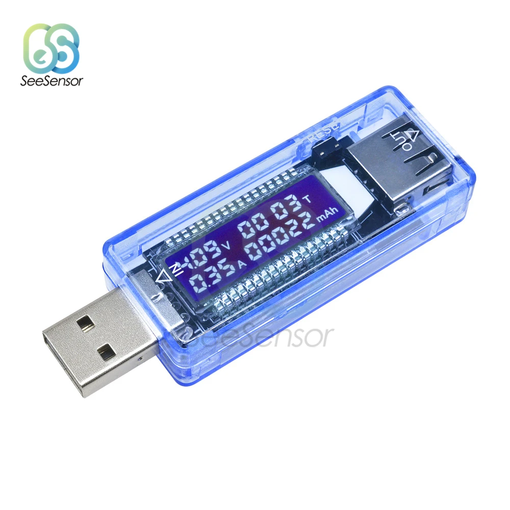 

USB Battery Tester Voltmeter Power Bank Diagnostic Tool Current Voltage Doctor Charger Capacity Tester Meter Ammeter Digital