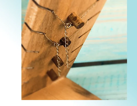 Новое массивное дерево ожерелье Дисплей Держатель Кулон Дисплей Бюст Ювелирные Изделия Дисплей стенд ювелирные изделия стеллаж цепочка ожерелье бюст