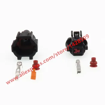 

5 Sets 1 Pin Auto Air Conditioner Compressor Pump Plug Waterproof Connector For Nissan Teana Qashqai 6188-0551 6185-0862
