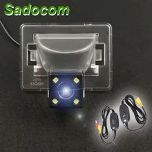 HD Автомобильная CCD 4 светодиодный камера заднего вида ночного видения Водонепроницаемая парковочная система для Mazda 5 2006 2007 2008 2009 2010 M5