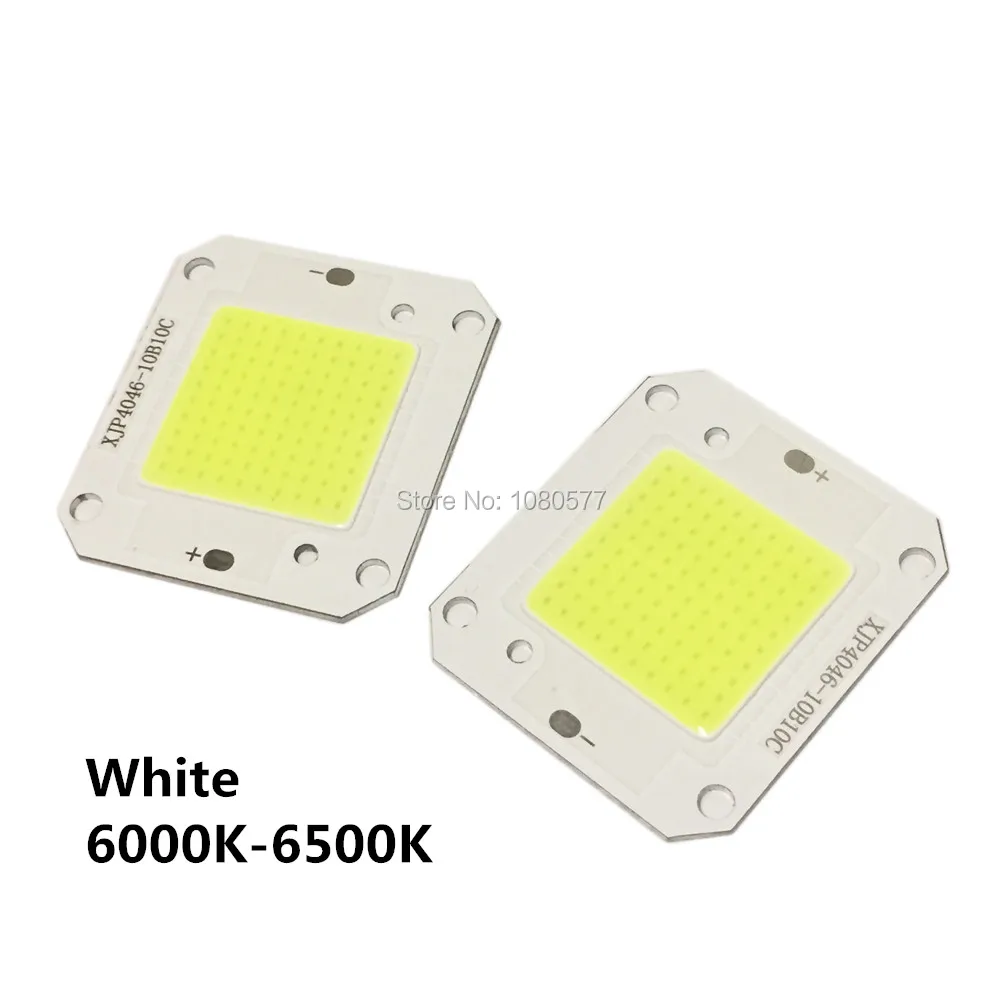 1 10 шт. DC12V 32V 50W COB светодиодный чип белый теплый полный спектр белого