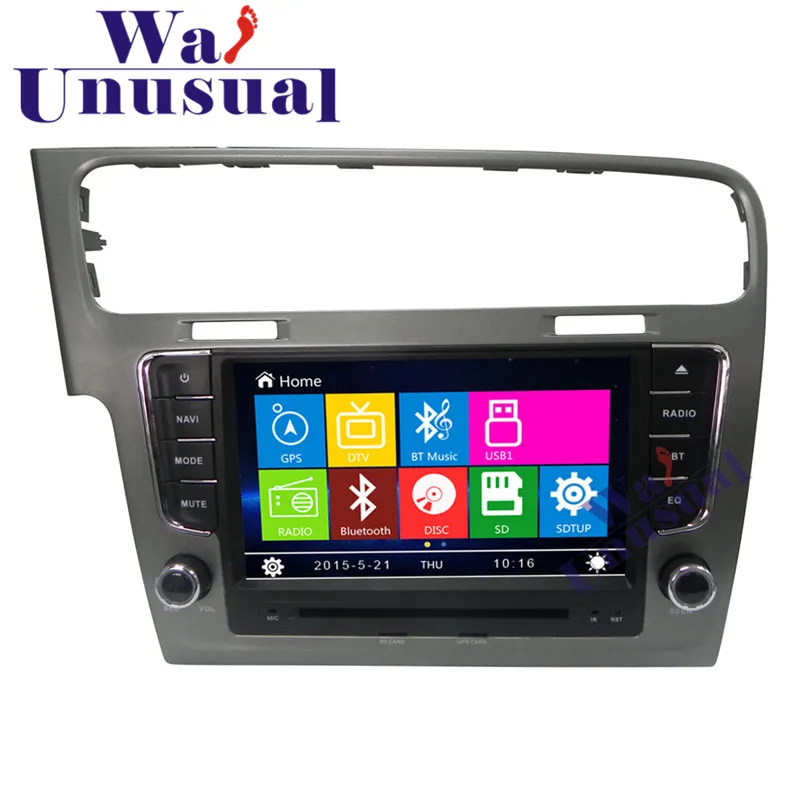 

WANUSUAL 8" Professional Wince Car Entertainment System GPS Navigation For VW Golf 7 2013 2014 2015 2016 2017 with 8GB Free Maps