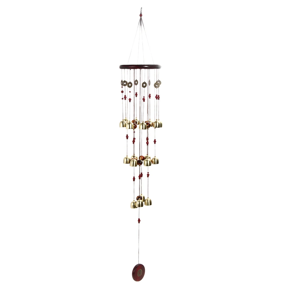 Vent carillon cloches cuivre Outdoor Yard Garden Home Decor Mascot pour Fortune