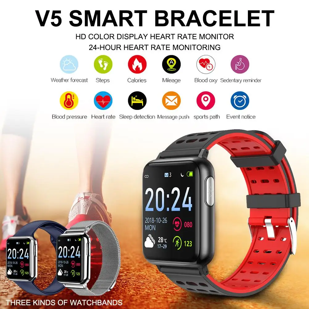 

ECG+PPG Smart Watch Fitness Tracker Blood Pressure Heart Rate Monitor IP67 AI Intelligent Watch Sports Bluetooth Smart Watch