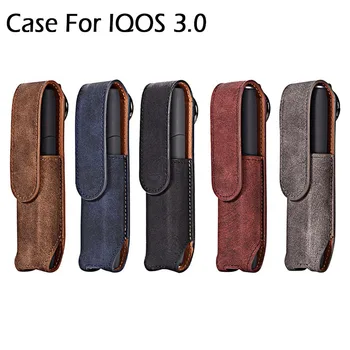 

Fashion PU Leather Bag For Case Cigarette Accessories Carrying Protective Case Cover For Iqos 3 Multi