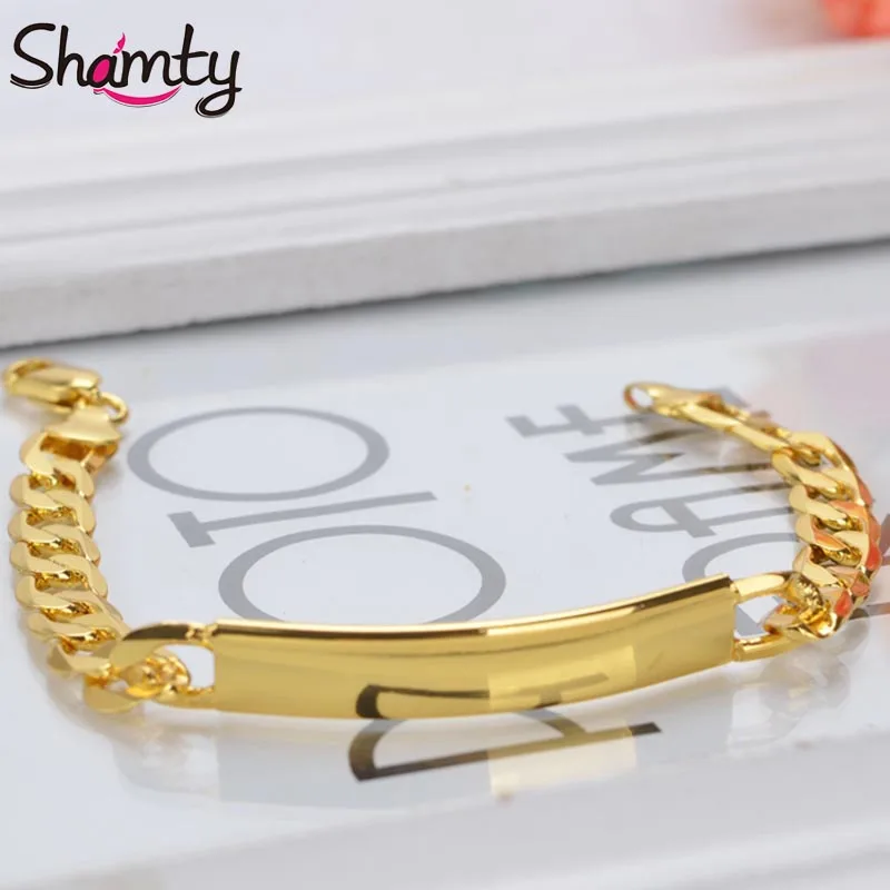 

Shamty Pure Gild Color Bracelet Jewelry Gift Trendy Metal S30001