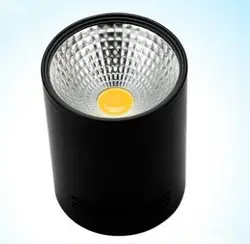 COB 15 Вт Dimmable Down Lamp поверхностный монтаж, высококлассный корпус, преимущества товары, высокое качество света AC85-265V