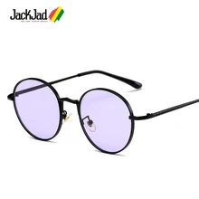 JackJad, новинка, модные линзы океана, Круглые, стильные солнцезащитные очки, оправа для женщин, Ретро стиль, фирменный дизайн, солнцезащитные очки, Oculos De Sol
