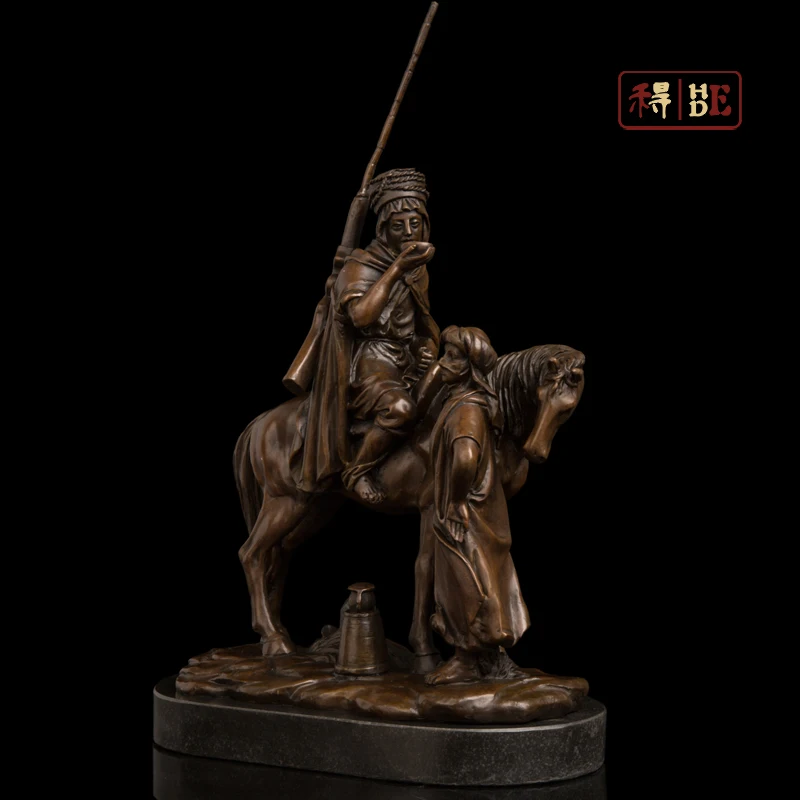 

Copper sculpture crafts ornaments Home Furnishing villa model room hotel soft outfit "desert style" DS-671