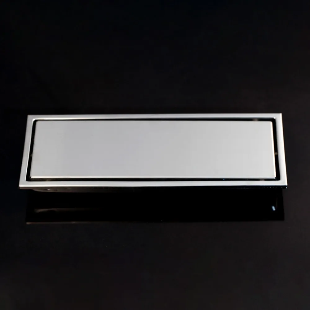 KEMAIDI Роскошные стоки для ванной комнаты прямоугольного типа 304 нержавеющая сталь для ванной комнаты Линейный душ Трап Srainer 300 мм x 110 мм