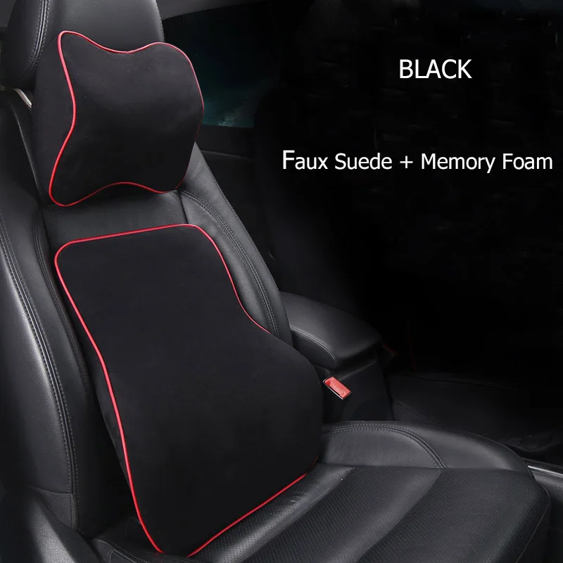 

Memory Foam Neck pillows Seat Chair Lumbar Back Support Cushion for Office Home Car Auto Interior Accessories
