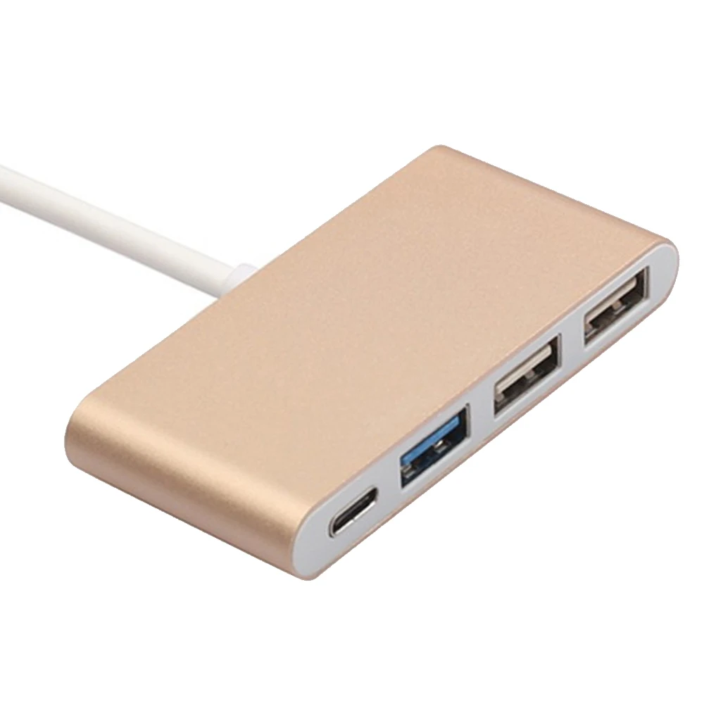 Elisona 4 в 1 многоразовый концентратор Type C USB 3 0 USB2.0 порт зарядный конвертер адаптер
