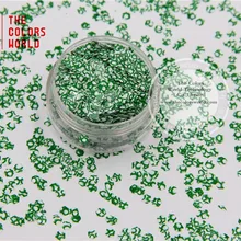 TCB084 Шестигранная форма 3 мм Размер шаблон блеск для пилка для ногтей гель для ногтей макияж или другие DIY украшения