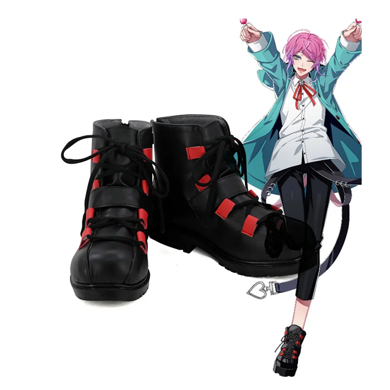 

Division Rap Battle DRB Amemura Ramuda Hypnosis Mic Cosplay Boots Anime Shoes Custom Made