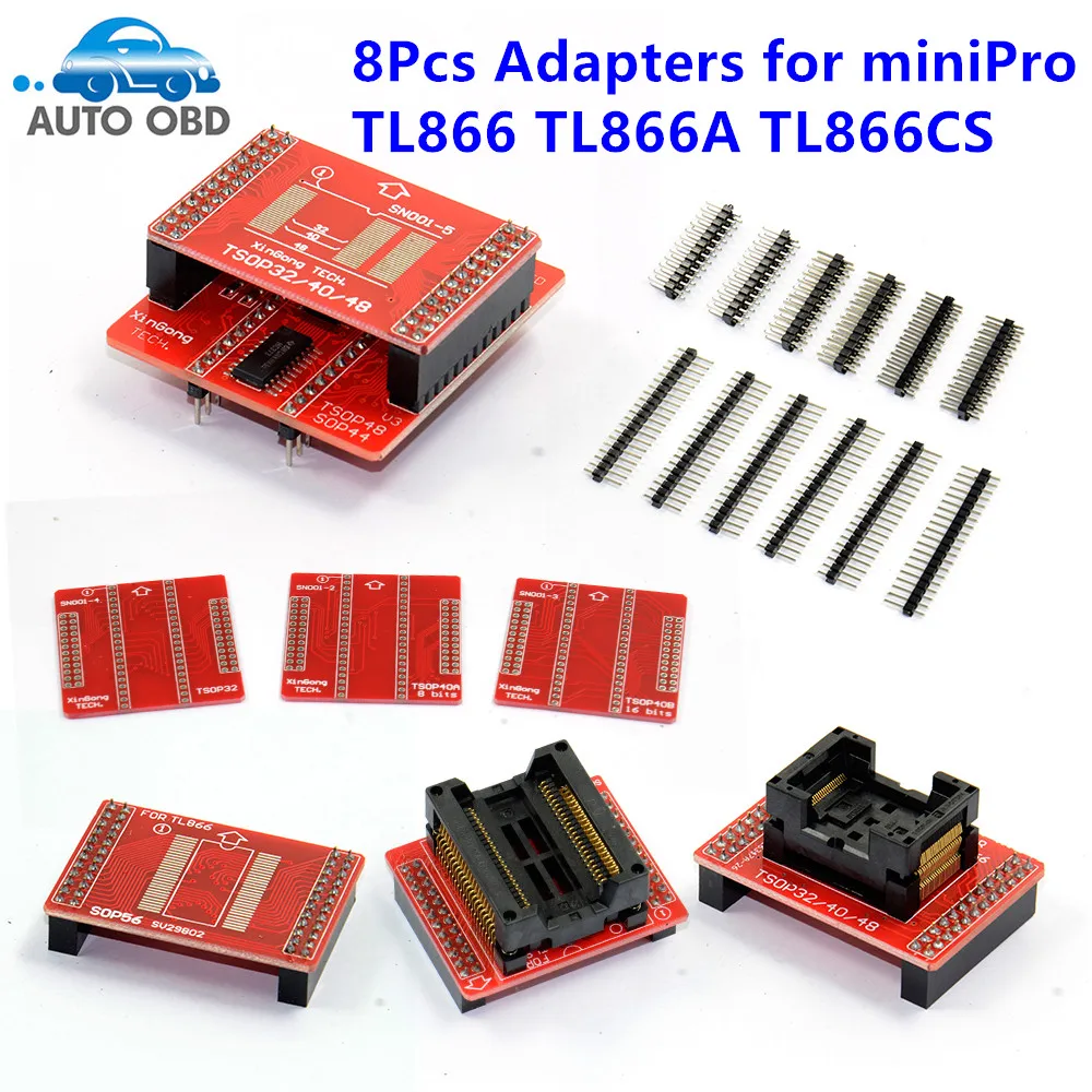 2020 новые оригинальные адаптеры MiniPro TL866 универсальный программатор TSOP32 TSOP40 TSOP48